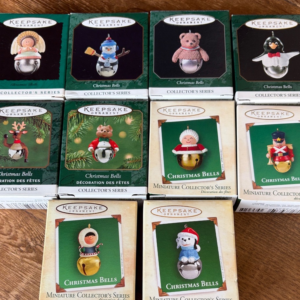 Keepsake Christmas Bells Miniature Collector's Series